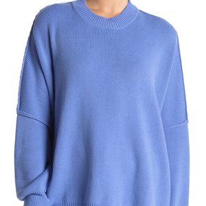 Free People Easy Street Tunic in Egret Blue